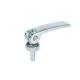 Ganter Clamping Levers with Eccentrical Cam with Threaded Stud, Lever Steel 927.2-101-M10-35-A-Z