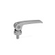 Ganter Clamping Levers with Eccentrical Cam with Threaded Stud, Lever Steel 927.3-101-M10-25-A