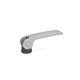 Ganter Clamping Levers with Eccentrical Cam with Internal Thread, Lever Stainless Steel 927.5-101-M8-B