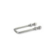 Ganter Square U-Bolts, Steel 951.2-M10-46-129-ST