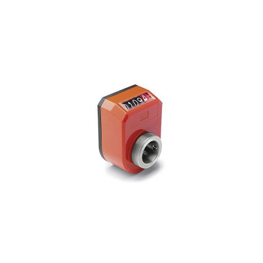 Ganter Position Indicators, 5 Digits, Digital Indication, Mechanical Counter, Hollow Shaft Stainless Steel 953.2-001.00-AN-R-OR