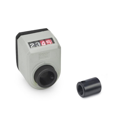 Ganter Position Indicators for Configurable Linear Actuators, Mechanical Counter 9534-50-4-R-ST-AN-GR