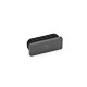 Ganter Tube End Plugs, Plastic, Rectangular 991-R20-15-SW