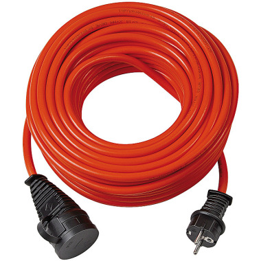 Brennenstuhl BREMAXX® Verlängerungskabel (20m Kabel in orange, für den Einsatz im Außenbereich IP44, Stromkabel einsetzbar bis -35 °C, Öl- und UV-beständig) 1161640