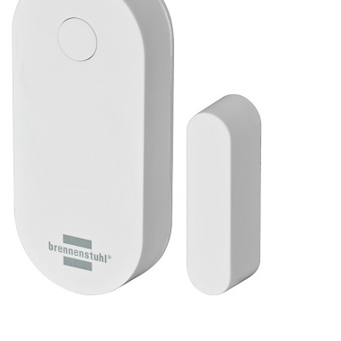 Brennenstuhl Connect Zigbee Tür- und Fensterkontakt TFK CZ 01 (smarter Tür- Fenstersensor, Benachrichtigung aufs Handy, smart home, home security, kostenlose App) 1293910