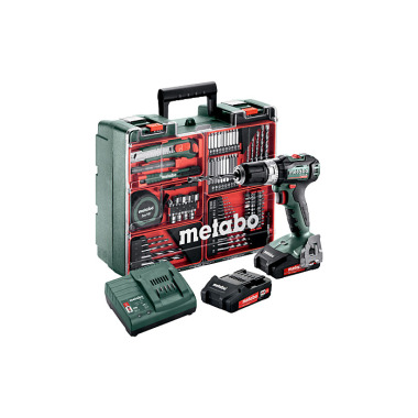 Metabo Akku-Schlagbohrschrauber SB 18 L BL Set (602331880) Mobile Werkstatt metaBOX 145 18V 2x2Ah Li-Power + SC 30