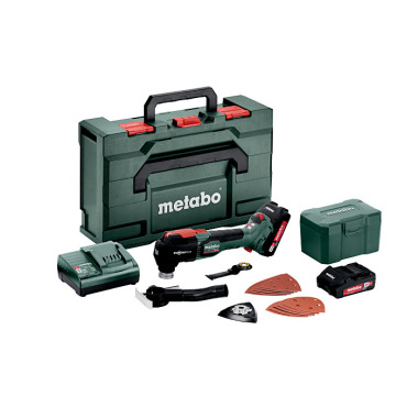 Metabo Akku-Multitool MT 18 LTX BL QSL (613088500) metaBOX 145 L 18V 2x2Ah Li-Power + SC 30