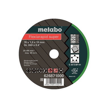 Metabo 5 Flexiarapid Super 76x1,0x10,0 mm Universal (626871000)