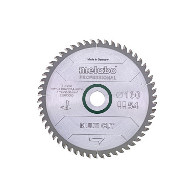 Metabo Sägeblatt multi cut - professional, 152x2,4/1,6x20, Z54 FZ/TZ 5° neg. (628070000)