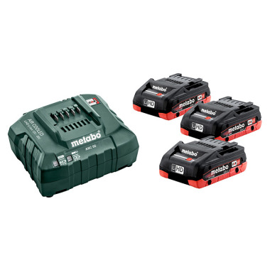 Metabo Basis-Set 3 x LiHD 4.0 Ah (685132000)