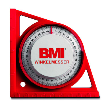 BMI Winkelmesser R O T auf SB-karte 789500