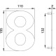 edi Hausnummer Ziffer 8 VA ma 150mm B.110mm EDI 2508/0000/00