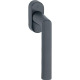 Hoppe Fenstergriff Hamburg 0700L/U26 Alu.F9714M schwarz ma 32-42mm Stand.HOPPE 11950122