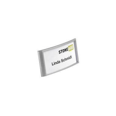 DURABLE Namensschild CLAS SIC 854223 34x75mm Magnet si 10 St./Pack. 132000300