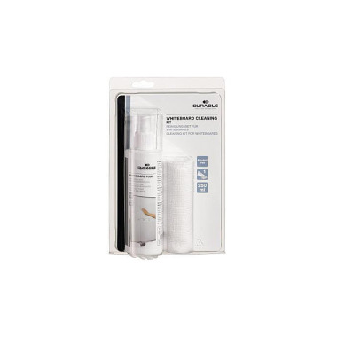 DURABLE Whiteboardreinige r 583300 250ml +Mikrofase rtuch 154146800