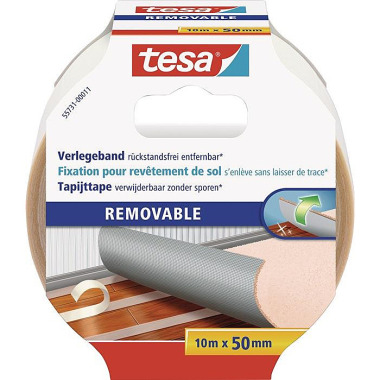 Tesa Doppelseitiges Verlegeband 55731 L.10m B.50mm Rl.TESA 55731-00011-11