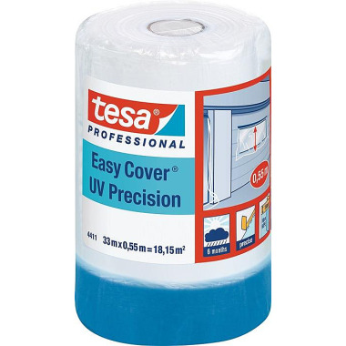 Tesa Folienband Easy Cover® 4411 UV Präzision Plus L.33m B.550mm Rl.TESA 04411-00002-00