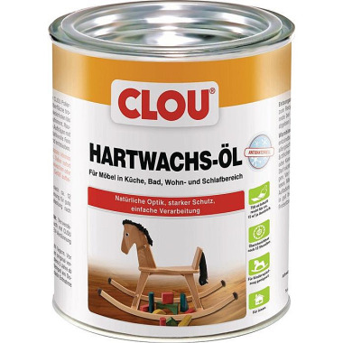 Hartwachs-Öl flüssig farblos 750 ml Dose CLOU 30759.00000.000750