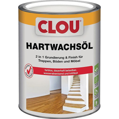 Hartwachs-Öl flüssig farblos 2,5l Dose CLOU 30756.00000.002500