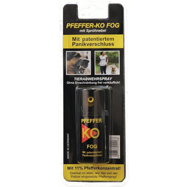 Tierabwehrspray PFEFFER-KO FOG 40ml m.Gürtelclip Spraydose BALLISTOL 24416