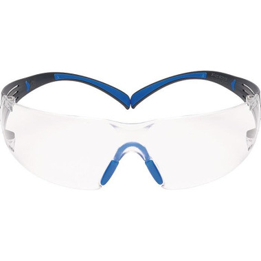 Schutzbrille SecureFit-SF400 EN 166-1FT Bügel graublau,Scheibe klar PC 3M 7100148074