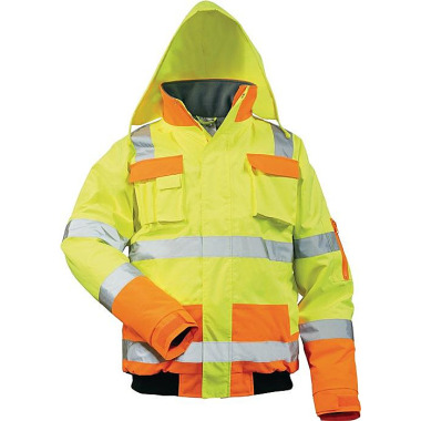 Warnschutz-Pilotenjacke Mats Gr.M gelb/orange SAFESTYLE 23554-1