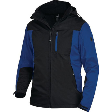 Softshelljacke JANNIK Gr.L royal/schwarz 79105-3620-L