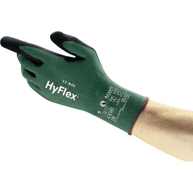 Handschuhe HyFlex 11-842 Gr.8 schwarz/grün EN ISO 21420,EN 388,EN407 11842080