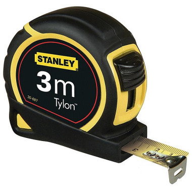 Taschenrollbandmaß Tylon™ L.5m B.19mm mm/cm EG II Ku.Gürtelclip STANLEY 1-30-697