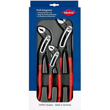 Zangensatz Alligator® -Paket Inh.3tlg.pol.Kunststoff-T iefziehteil KNIPEX 00 20 09 V03