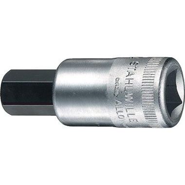 Steckschlüsseleinsatz 54 1/2 Zoll Innen-6-kant SW 10mm L.60mm STAHLWILLE 03050010