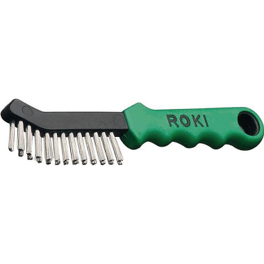 Drahtbürste ROKI® L.225mm 0,35mm VA 2-reihig LESSMANN 182421