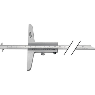 Tiefenmessschieber 200mm abg.Schiene 8x3mm H.PREIS SER 0292501