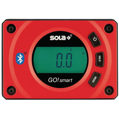 Digitaler Neigungsmesser GO! smart L.8cm PA,glasfaserverstärkt rot SOLA 1483001