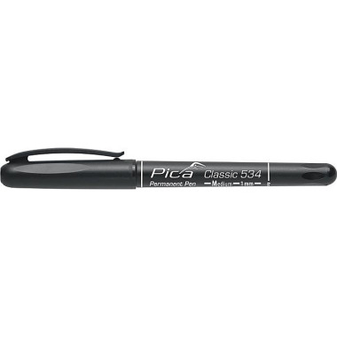 Permanentmarker Pica CLASSIC schwarz Strich-B.1mm Rundspitze PICA 534/46