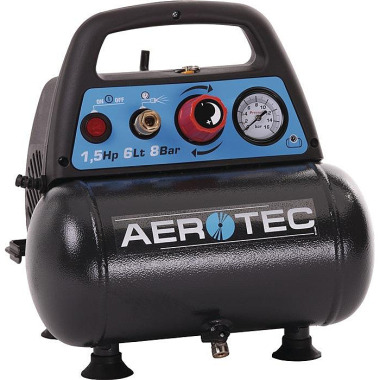 Kompressor Aerotec Airliner 6 200l/min 8bar 1,1 kW 230 V,50 Hz 6l AEROTEC 200664