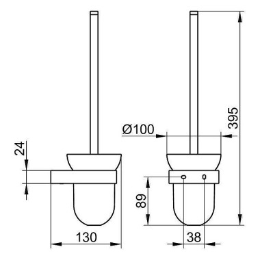 Keuco Echtkristall-Einsat z ELEGANCE mattiert lose Kri-gl mattiert 01669009000