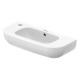 Duravit Handwaschbecken D -CODE m ÜL HLB 500x220mm 1 Hahnloch links weiß 0706500009