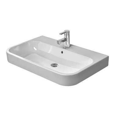 Duravit Möbelwaschtisch H APPY D.2 m ÜL HLB 1000x50 5mm 3 HL we WG 23181000301