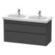 Duravit Waschtischunterba u DURASTYLE 453x1150x610m m basalt matt/weiß matt DS648604318