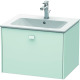 Duravit Waschtischunterba u BRIOSO G. Frontfarbe 44 2x620x479mm lichtblau ma BR400100909