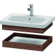 Duravit Ablageboard DURAS TYLE 448x580x84mm nussbau m dunkel DS618002121