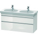 Duravit Waschtischunterba u DURASTYLE 453x1150x610m m lichtblau matt/ weiß ma tt DS648600918