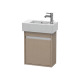 Duravit Waschtischunterba u Ketho 225x450x550mm Ans chlag links leinen KT6629L7575