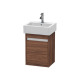 Duravit Waschtischunterba u Ketho 320x400x550mm Ans rechts nussbaum dunkel KT6630R2121