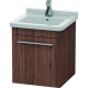 Duravit Waschtischunterba u X-LARGE 443x440x510mm A ns links nussbaum dunkel XL6525L2121