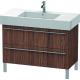 Duravit Waschtischunterba u X-LARGE 1000x470x588mm nussbaum dunkel XL654402121