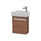 Duravit Waschtischunterba u Ketho 225x450x550mm Ans links nussbaum natur KT6629L7979