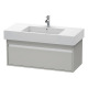 Duravit Waschtischunterba u KETHO 455x1000x410mm we iß hochglanz KT669102222