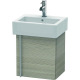 Duravit Waschtischunterba u VERO 311x400x428mm Ans re pi sil VE6271R3131